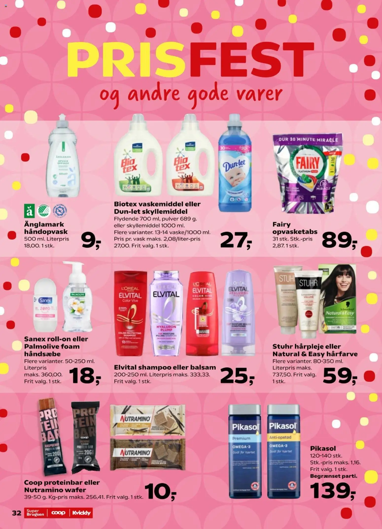 Kvickly tilbudsavis – gyldig fra 14/08/2026 | Side: 36 | Produkter: Balsam, Hårfarve, Deodorant, Skyllemiddel