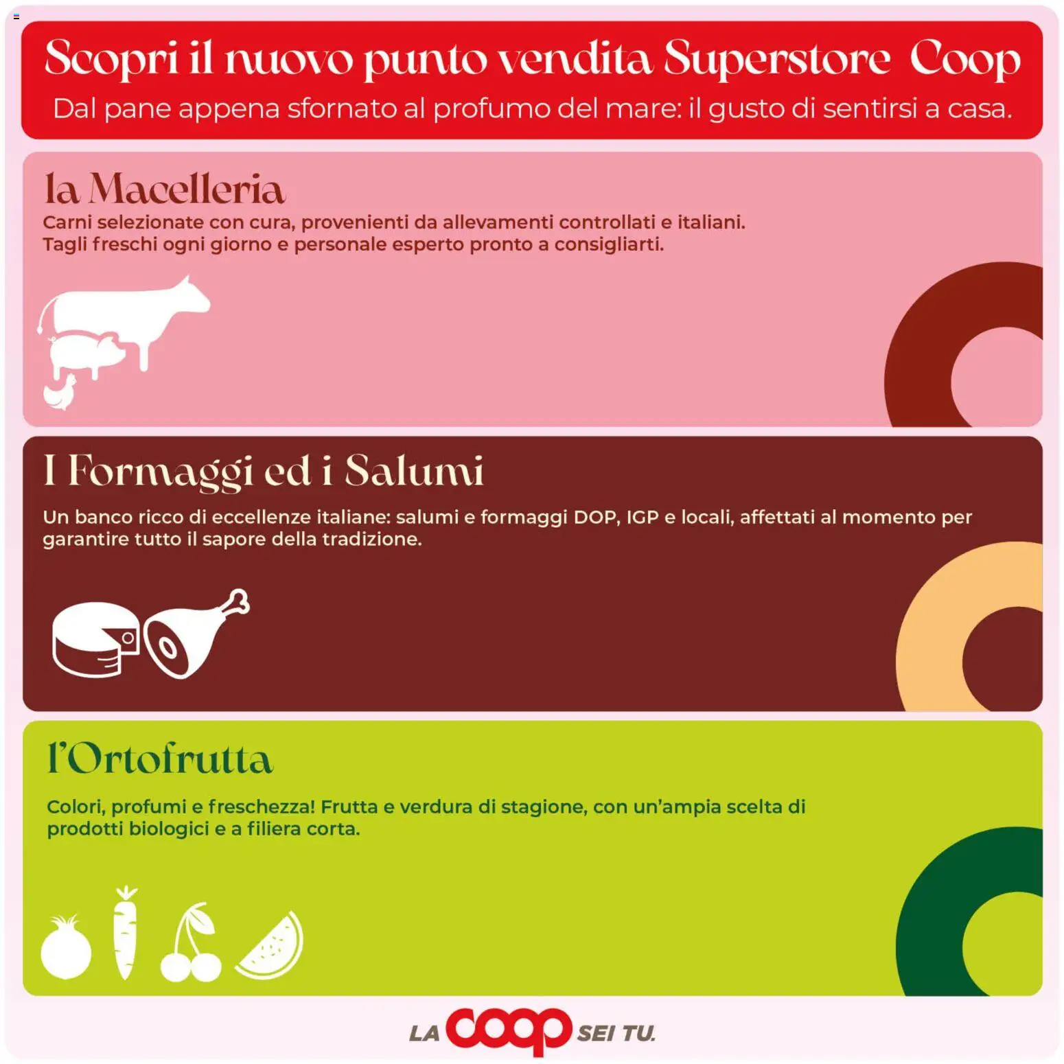 Volantino COOP del 04.06.2026 | Pagina: 2 | Prodotti: Pane, Frutta, Profumo