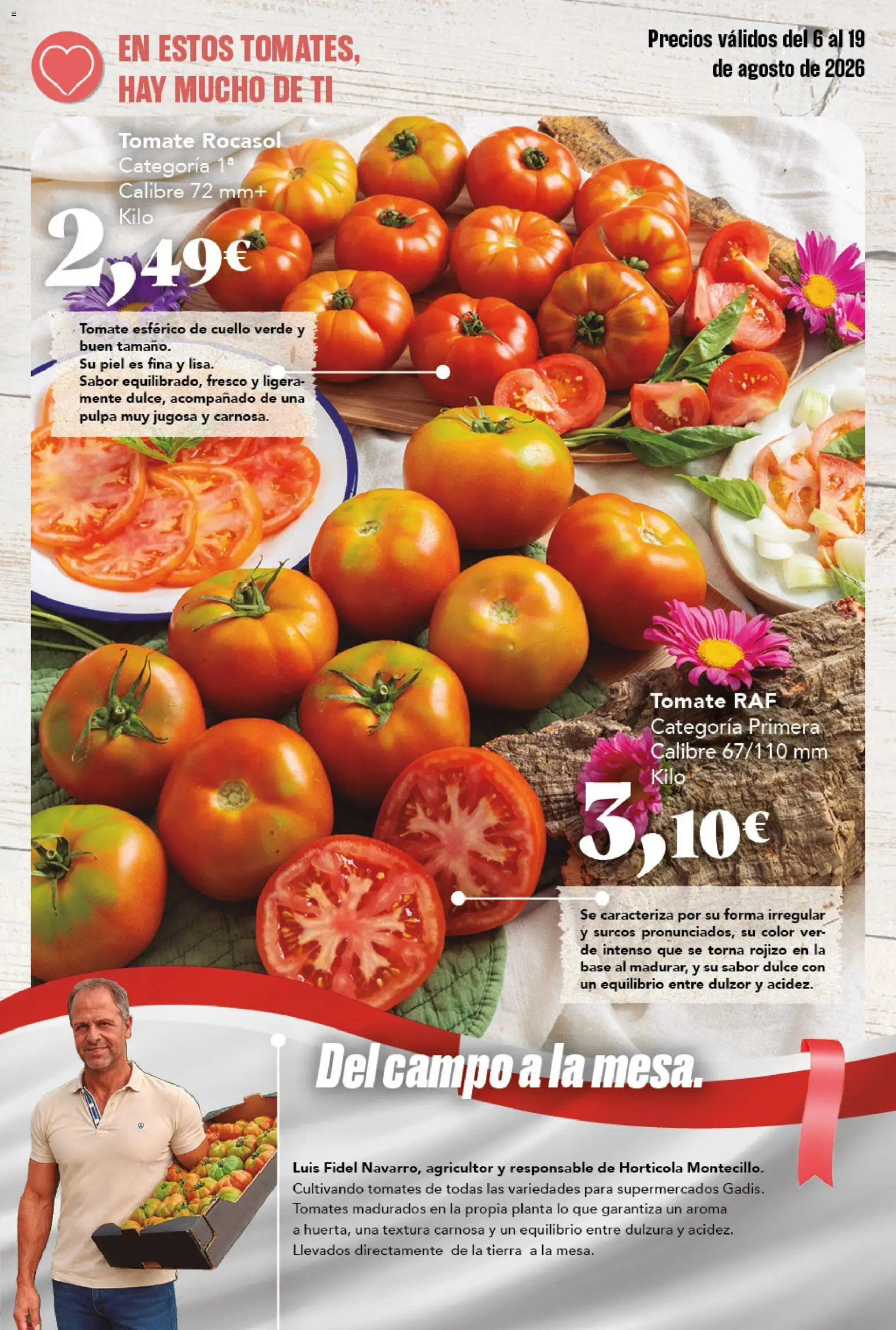 Gadis - Huerta │ válido desde el 06/08/2026 | Página: 3 | Productos: Tomates