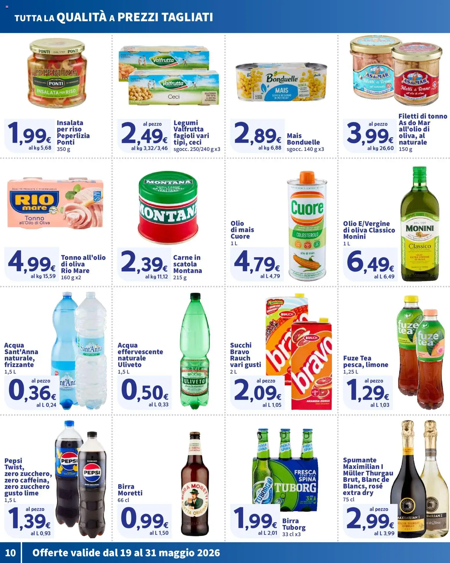 Volantino SIGMA del 19.05.2026 | Pagina: 10 | Prodotti: Riso, Zucchero, Limone, Pepsi