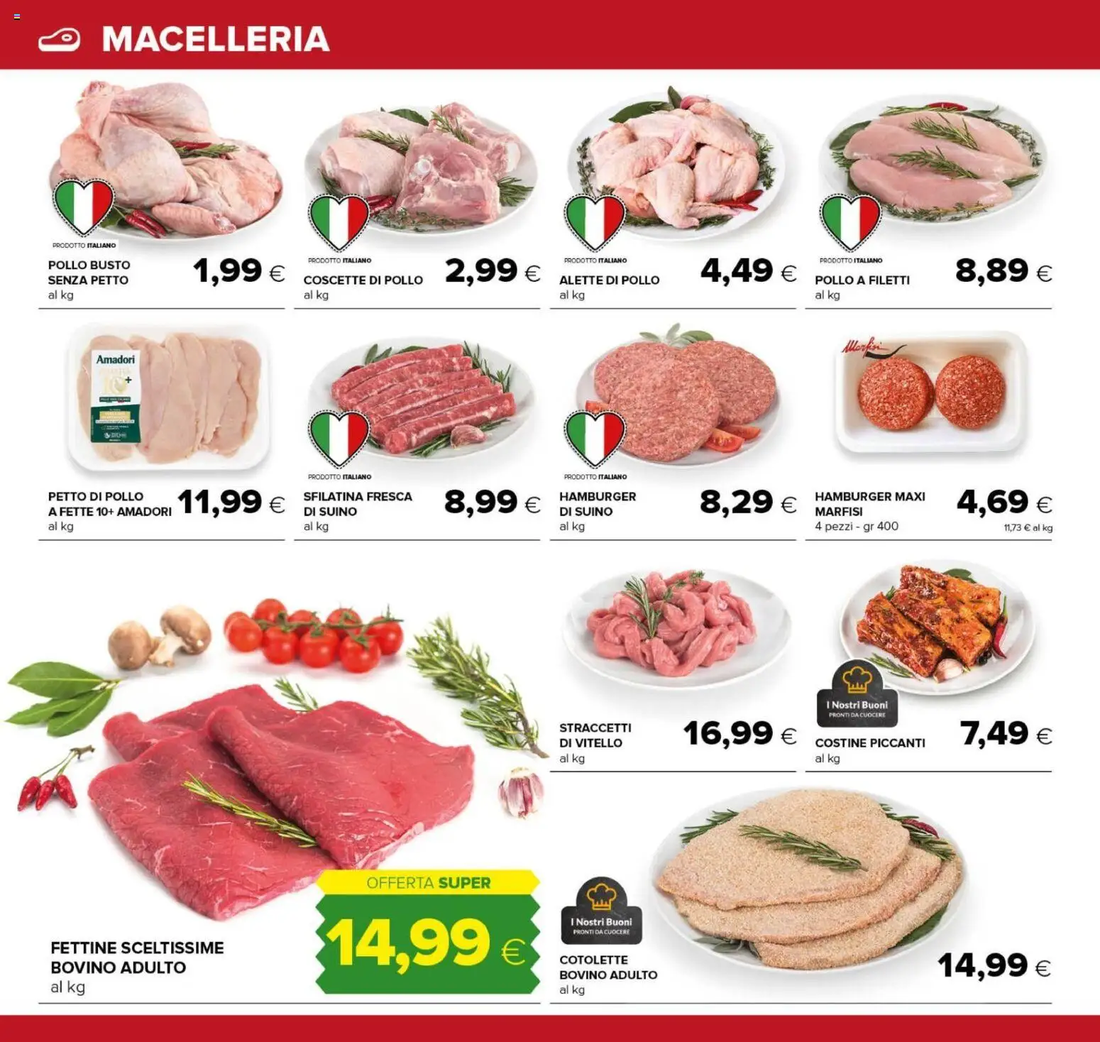 Volantino Tigre del 02/09/2026 | Pagina: 6 | Prodotti: Bovino, Petto di Pollo, Suino, Vitello