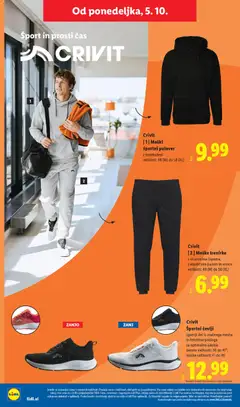 Lidl katalog akcije – veljaven od 01.10.2026 | Stran: 60 | Izdelki: Podloga, Pulover, Cevlji