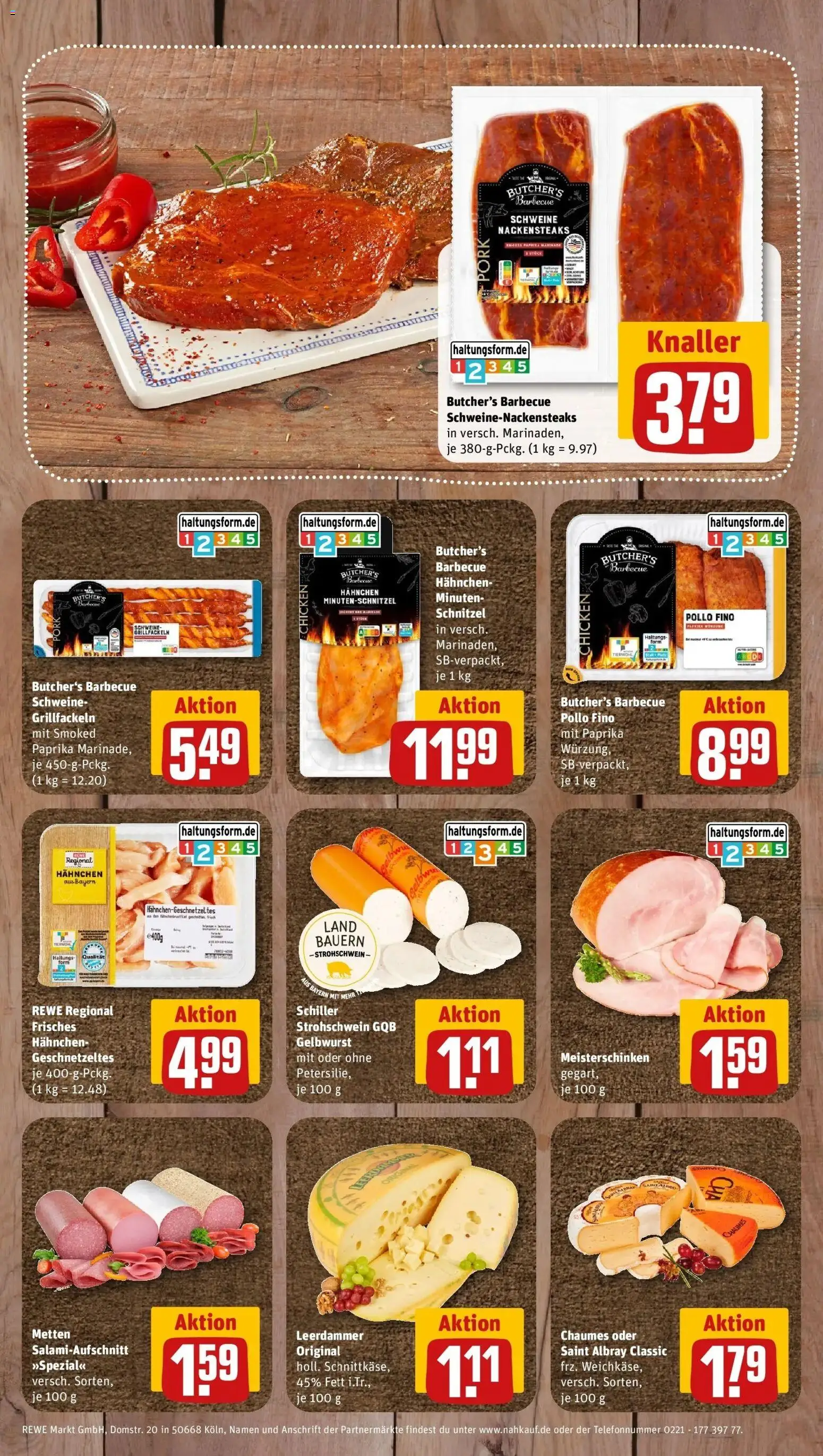 REWE Prospekt ab 31.08.2026 zum Blättern » Angebote | Seite: 9 | Produkte: Hahnchen, Schnitzel, Leerdammer, Paprika
