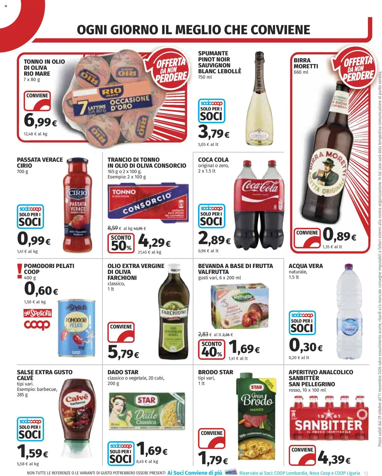 Volantino COOP del 29/10/2026 | Pagina: 13
