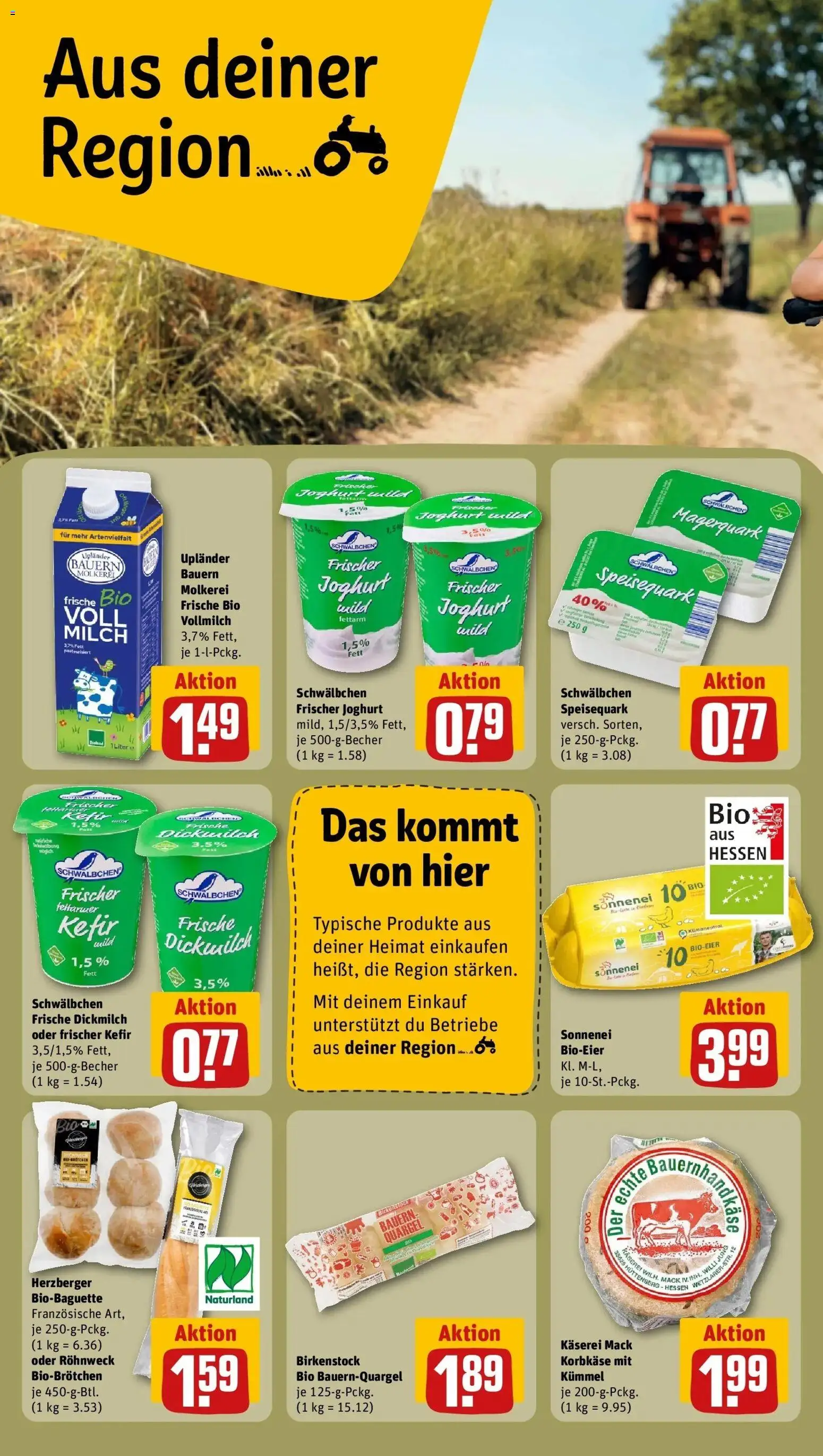 REWE Prospekt ab 24.08.2026 zum Blättern » Angebote | Seite: 18 | Produkte: Kefir, Milch, Magerquark, Speisequark