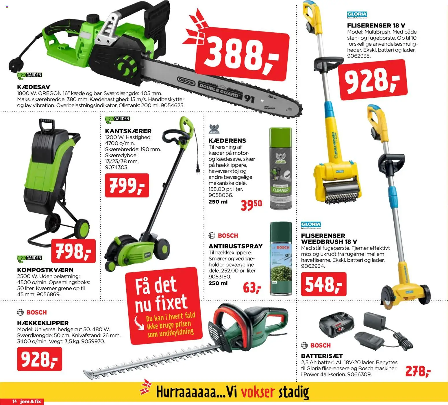 Jem & fix tilbudsavis – gyldig fra 07.06.2026 | Side: 14 | Produkter: Søm, Batteri