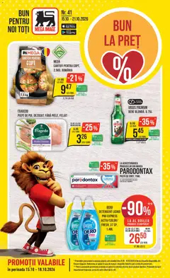 Ofertele Mega Image valabile de la 15.10.2026