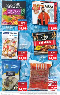 Ofertele Kaufland valabile de la 10.06.2026 | Pagină: 24 | Produse: Hacıyatmaz Kedi Oyuncağı, Brânză, Pizza, Fructe De Mare