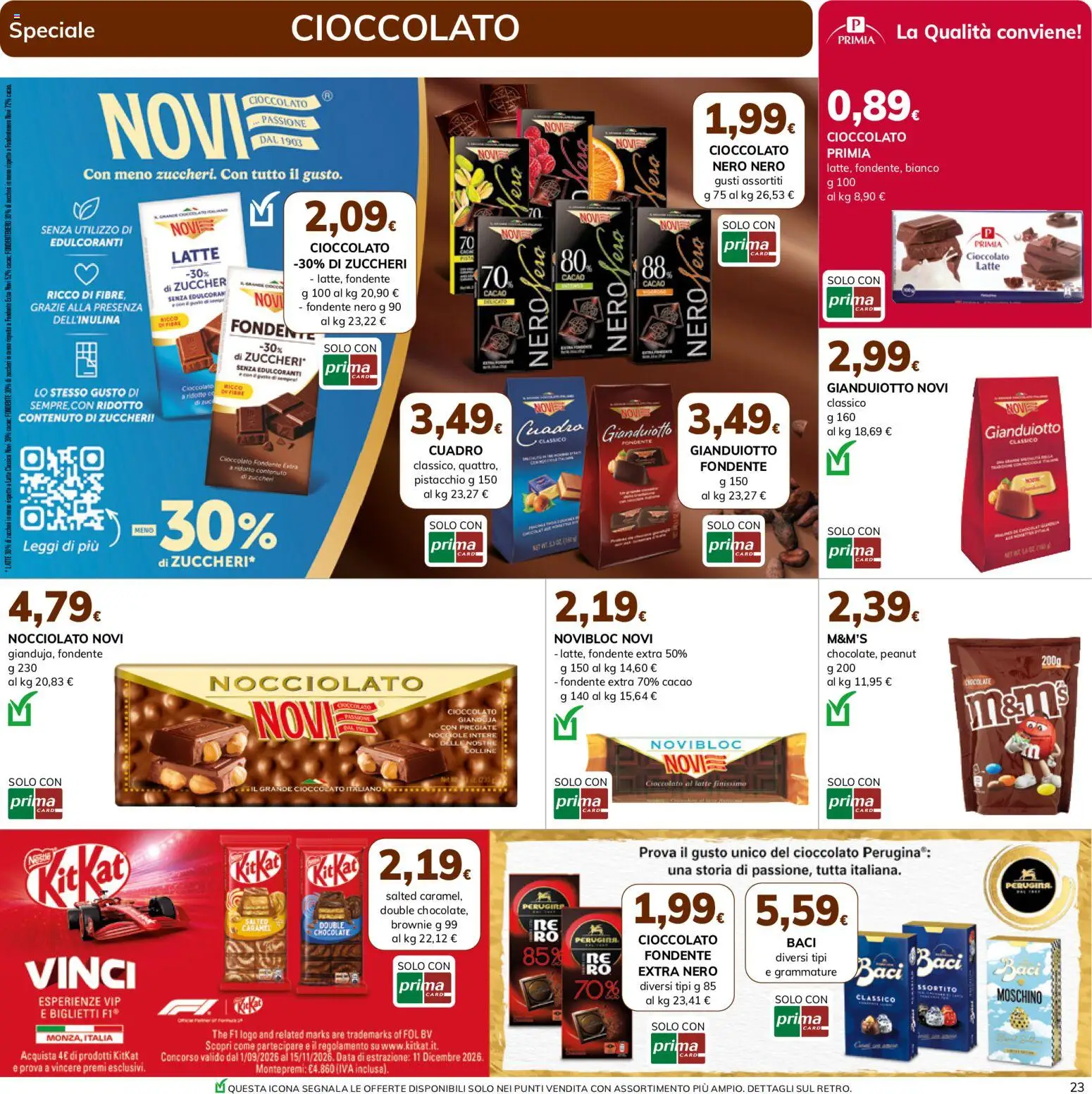 Volantino Basko del 29/09/2026 | Pagina: 23 | Prodotti: Pistacchio, Cioccolato, Latte, Cacao
