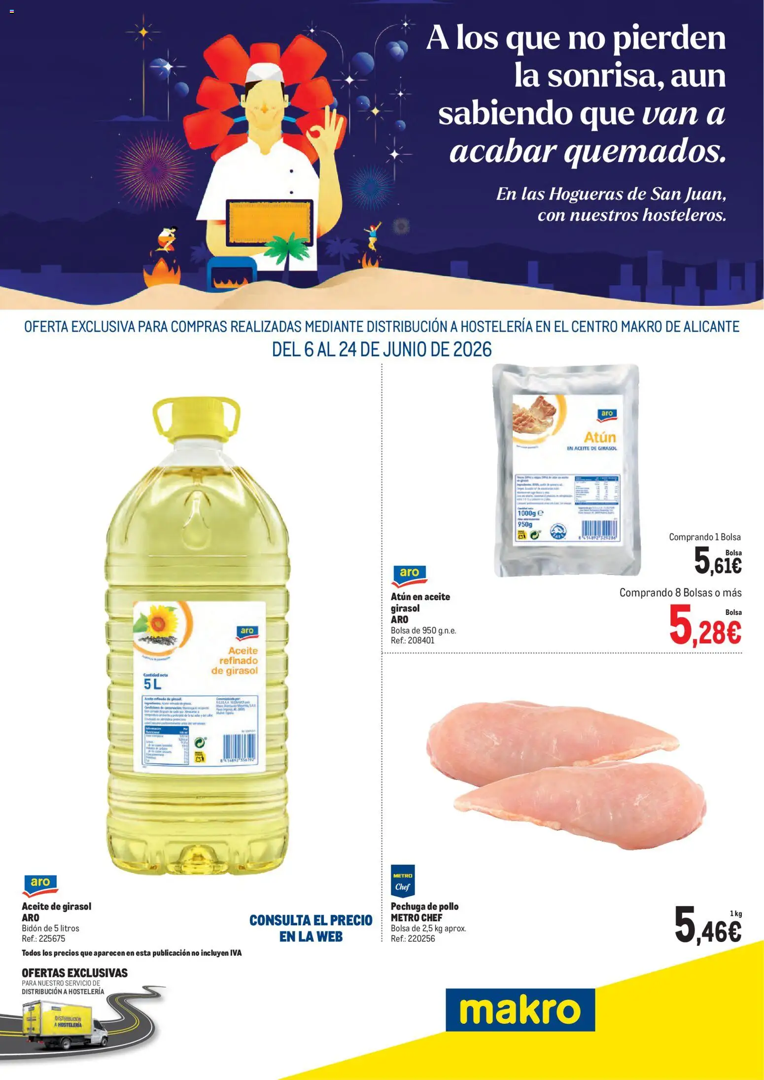 Makro Hogueras de San Juan Alicante │ válido desde el 06.06.2026 | Página: 1 | Productos: Aceite, Aceite de girasol, Bolsa