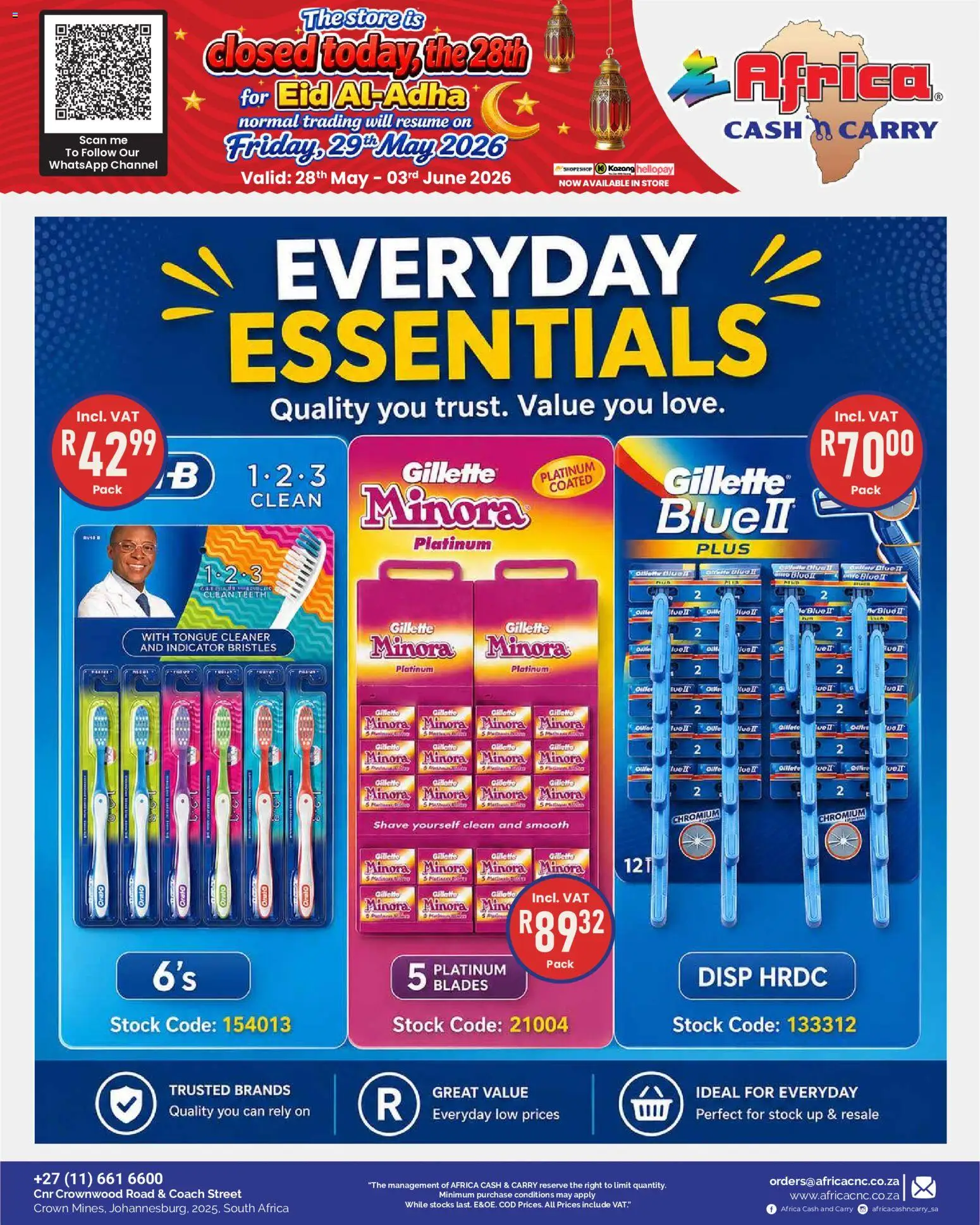 New Africa Cash & Carry catalogue – valid from 28.05.2026 | Page: 64 | Products: Stock