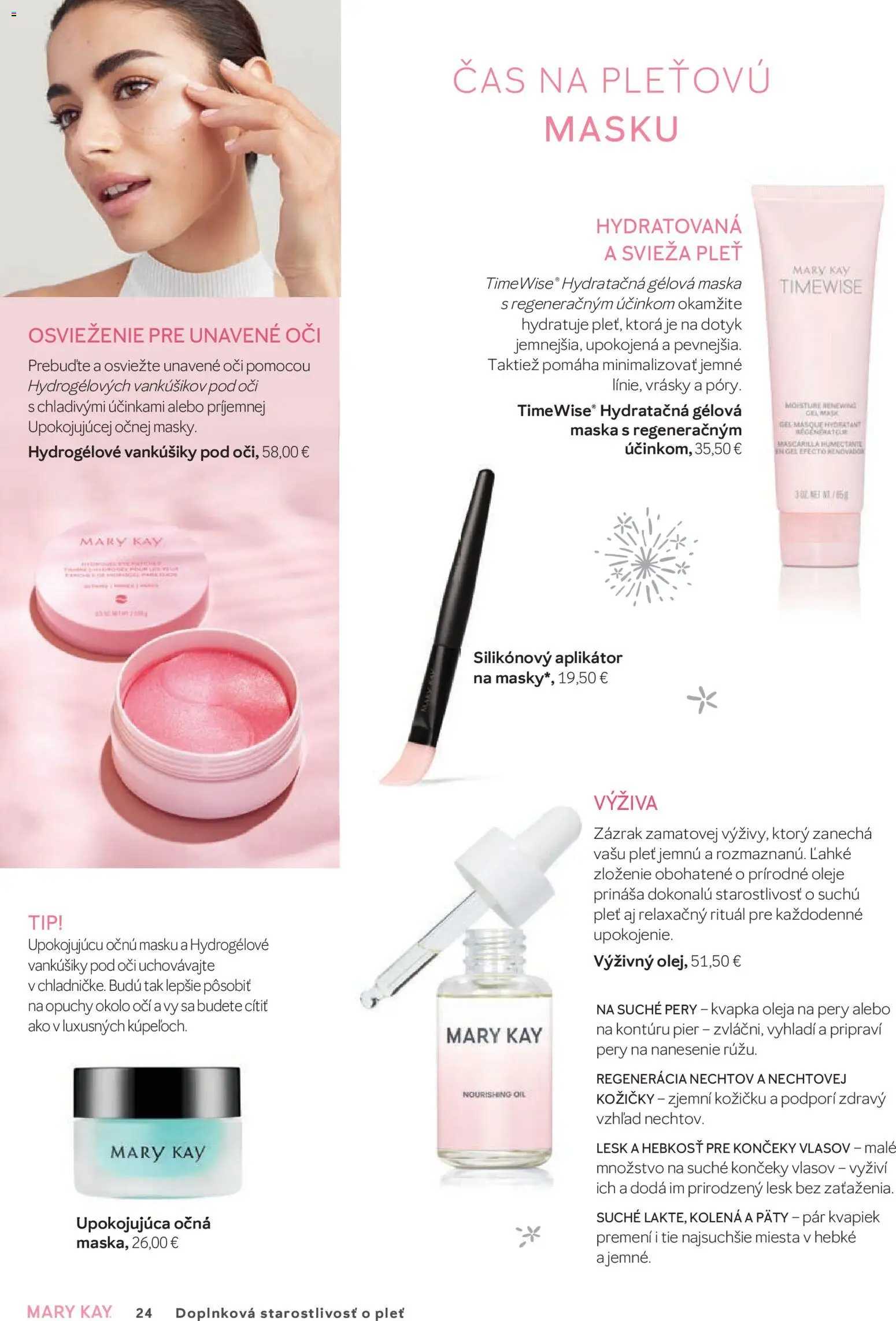 Nové Mary Kay akcie – leták je platný od 01.01.2026 | Strana: 24 | Produkty: Masky, Maska