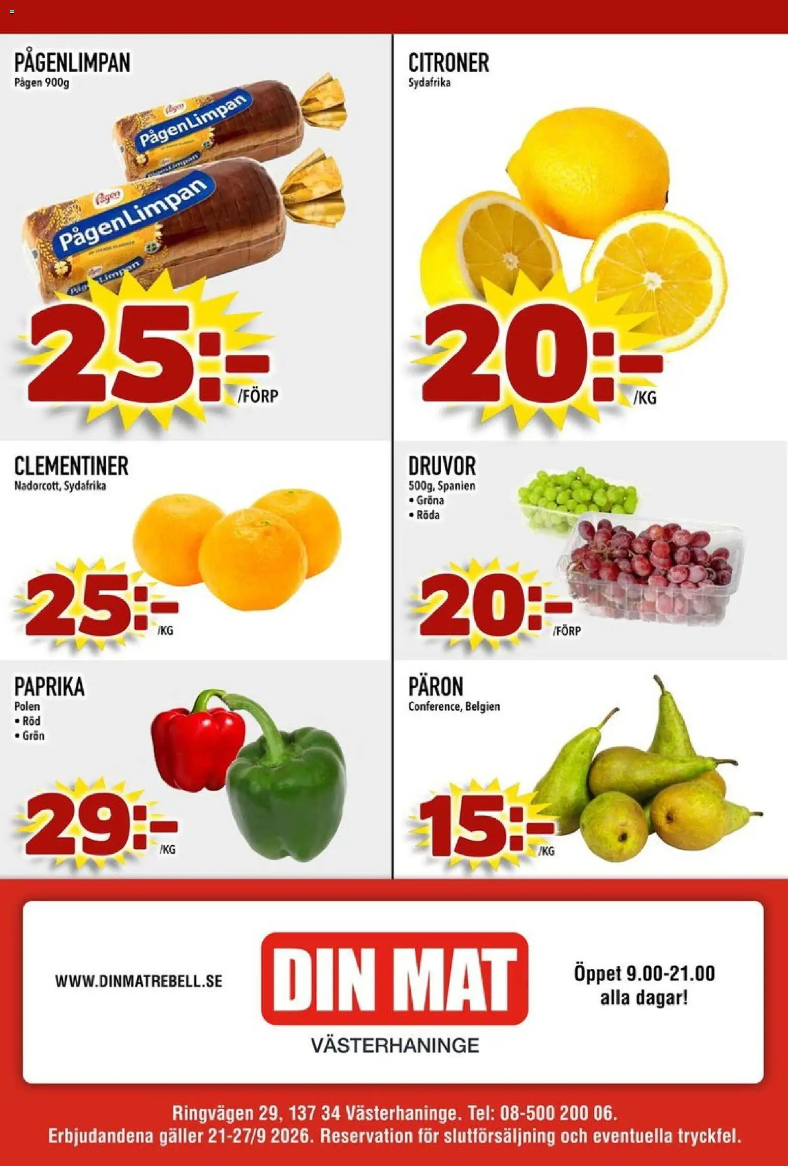Din Mat reklamblad aktuell från 21/09/2026 | Sida: 8