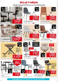 Vista previa Conforama folleto válido desde el 24/09/2026 | Página: 10 | Productos: Silla giratoria, Cocina, Mesa, Silla