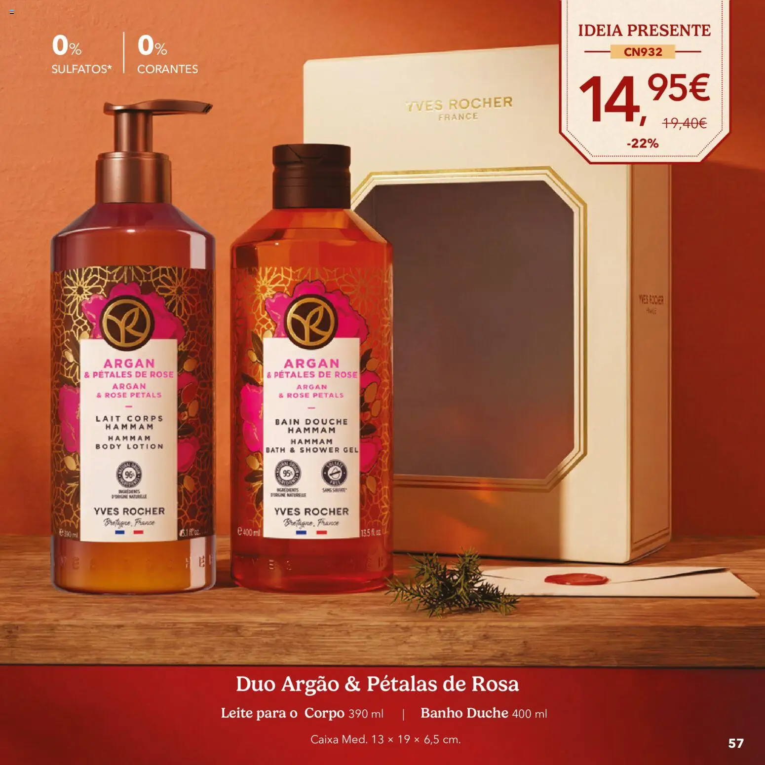 Yves Rocher Catálogo de natal │ válido de 21/10/2026 | Página: 57 | Produtos: Caixa, Leite, Banho