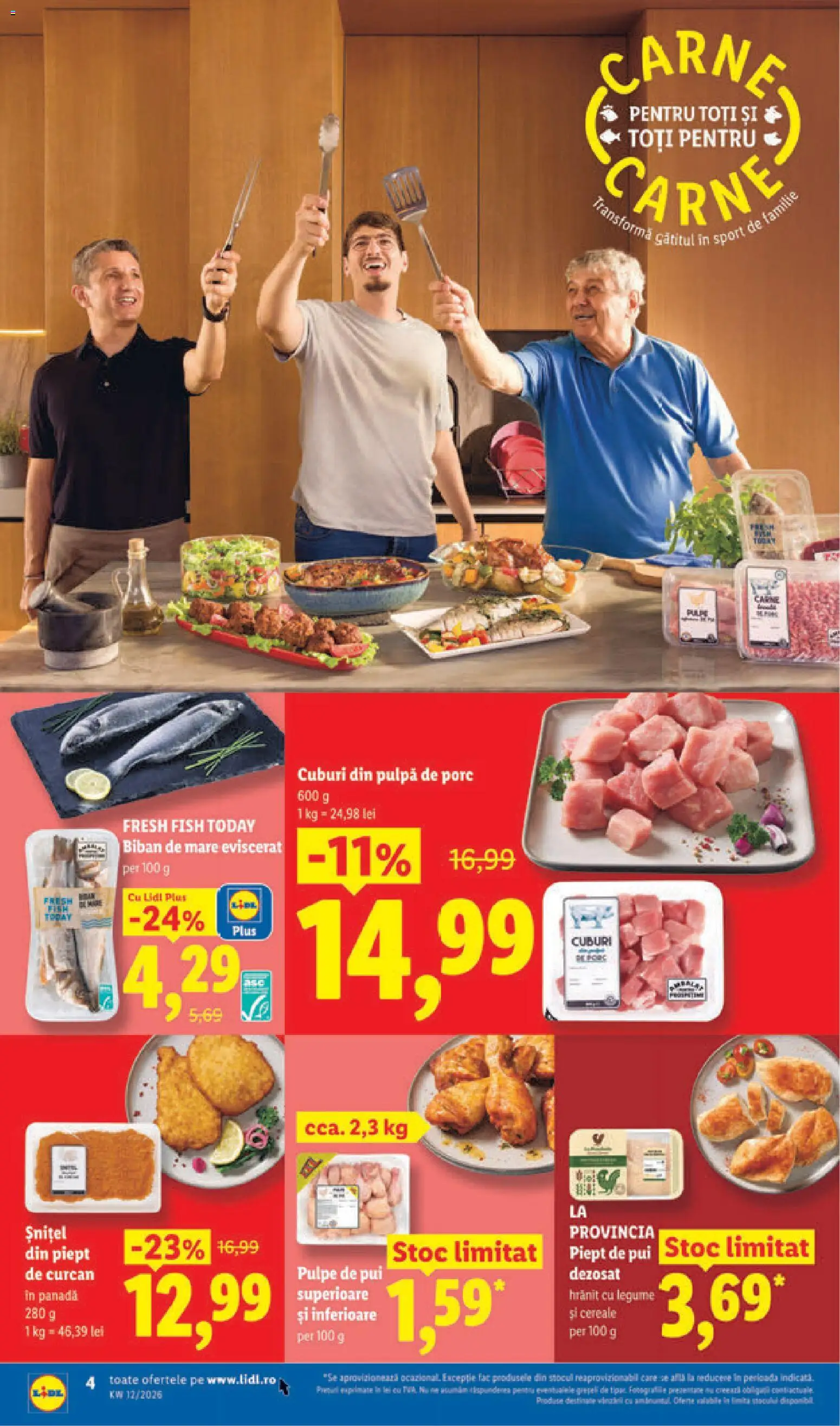 Noul catalog Lidl – valabil de la 16.03.2026 | Pagină: 4 | Produse: Hacıyatmaz Kedi Oyuncağı, Cereale, Legume