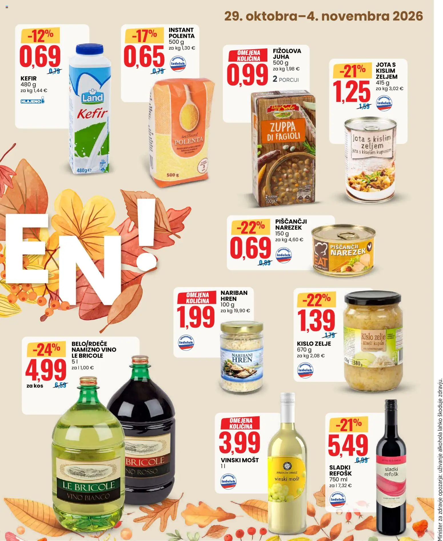 Novi Eurospin katalog ponudbe – veljaven od 29.10.2026 | Stran: 3
