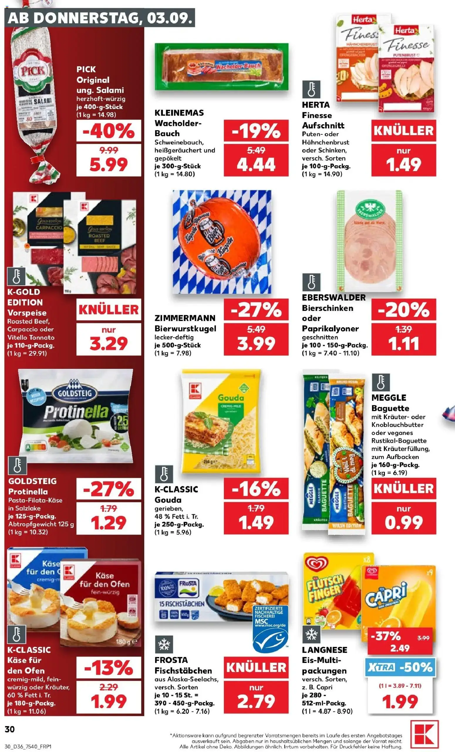 Prospekt Kaufland ab 31.08.2026 » Angebote Online zum Blättern | Seite: 39
