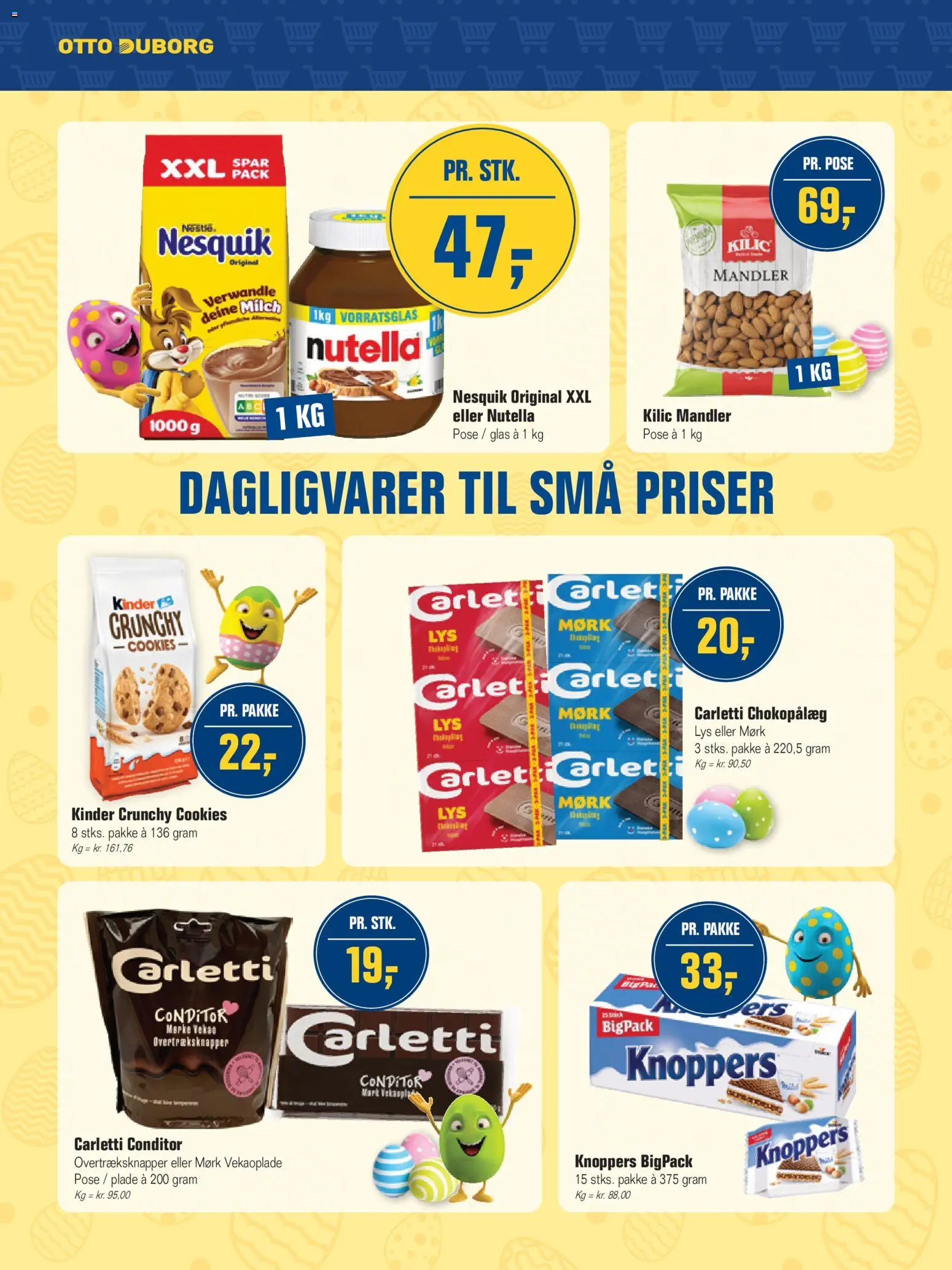 Otto Duborg tilbudsavis – gyldig fra 26.03.2026 | Side: 12 | Produkter: Cookies, Mandler, Nutella