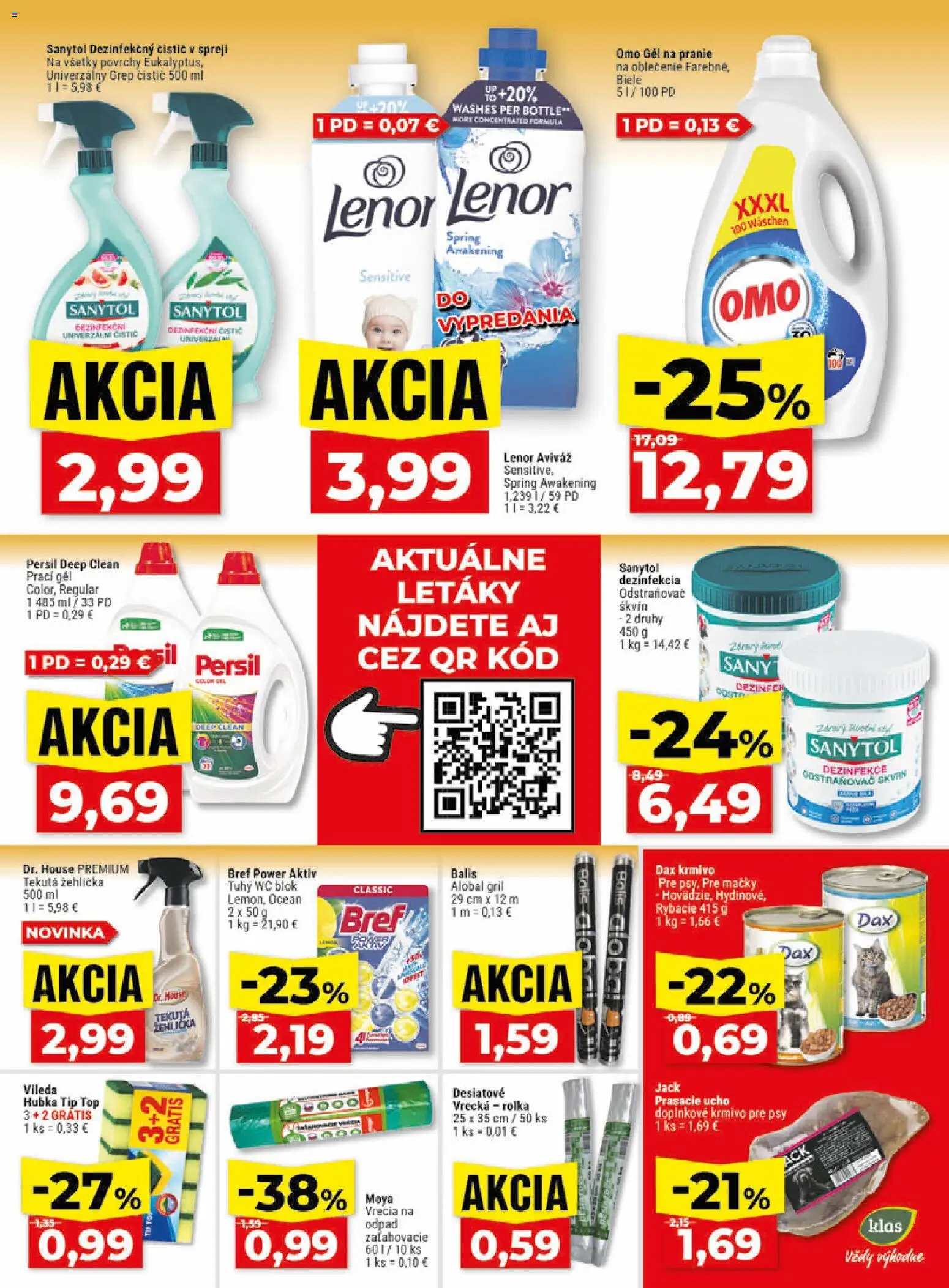 Nové Klas akcie – leták je platný od 13.07.2026 | Strana: 26 | Produkty: Gril, Žehlička, Persil, Grep