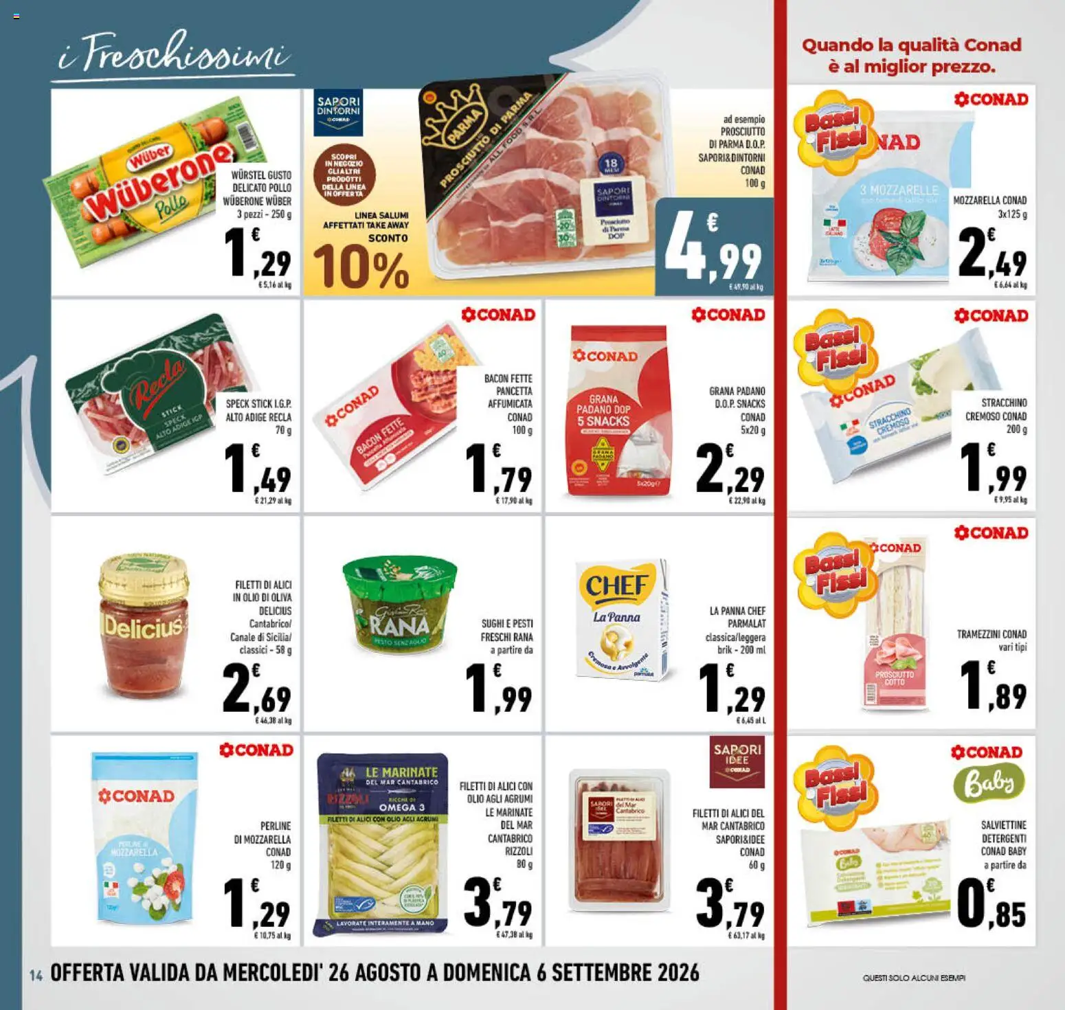 Volantino Conad del 26/08/2026 | Pagina: 14