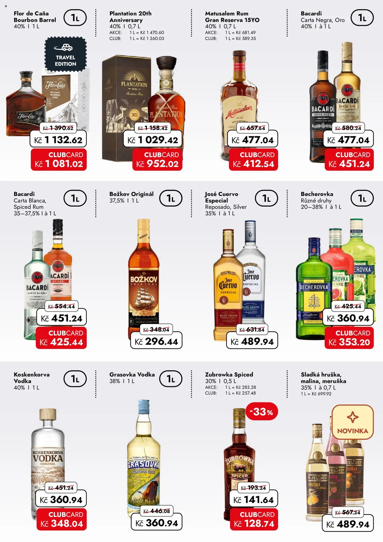 Travel Free leták od 10.07.2026 | Strana: 3 | Produkty: Bourbon, Vodka, Božkov, Lina