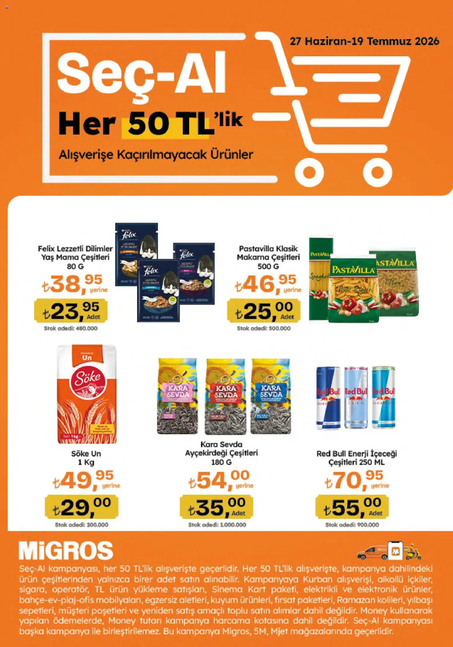 Migros Katalog - Migroskop - 09 Temmuz 2026 tarihinden itibaren geçerlidir | Sayfa: 4 | Ürünler: Makarna, Enerji içeceği