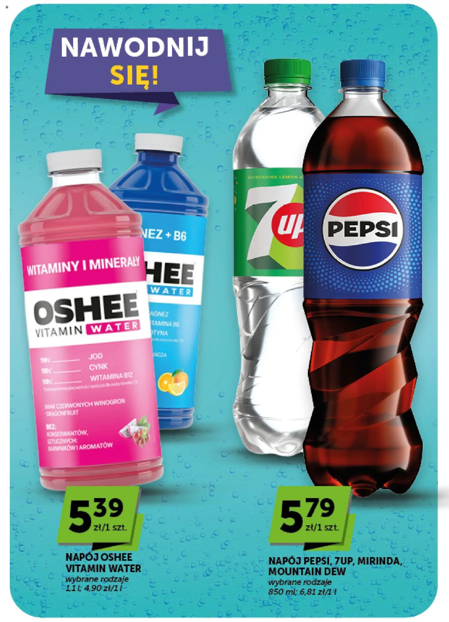 Groszek gazetka - Market od 20.08.2026 | Strona: 28 | Produkty: Pepsi, Oshee