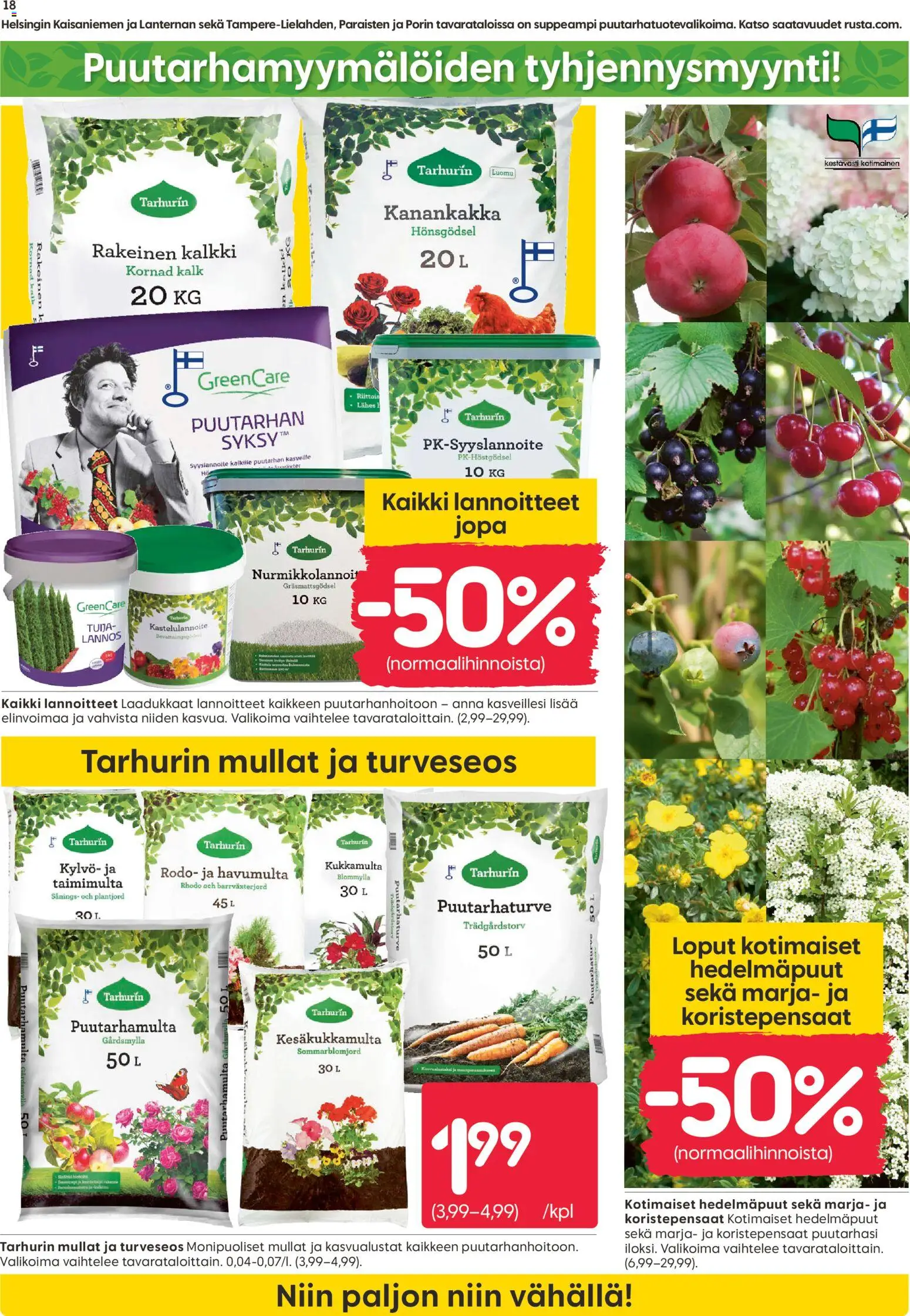 Rusta tarjoukset – voimassa 12/10/2026 alkaen | Sivu: 18