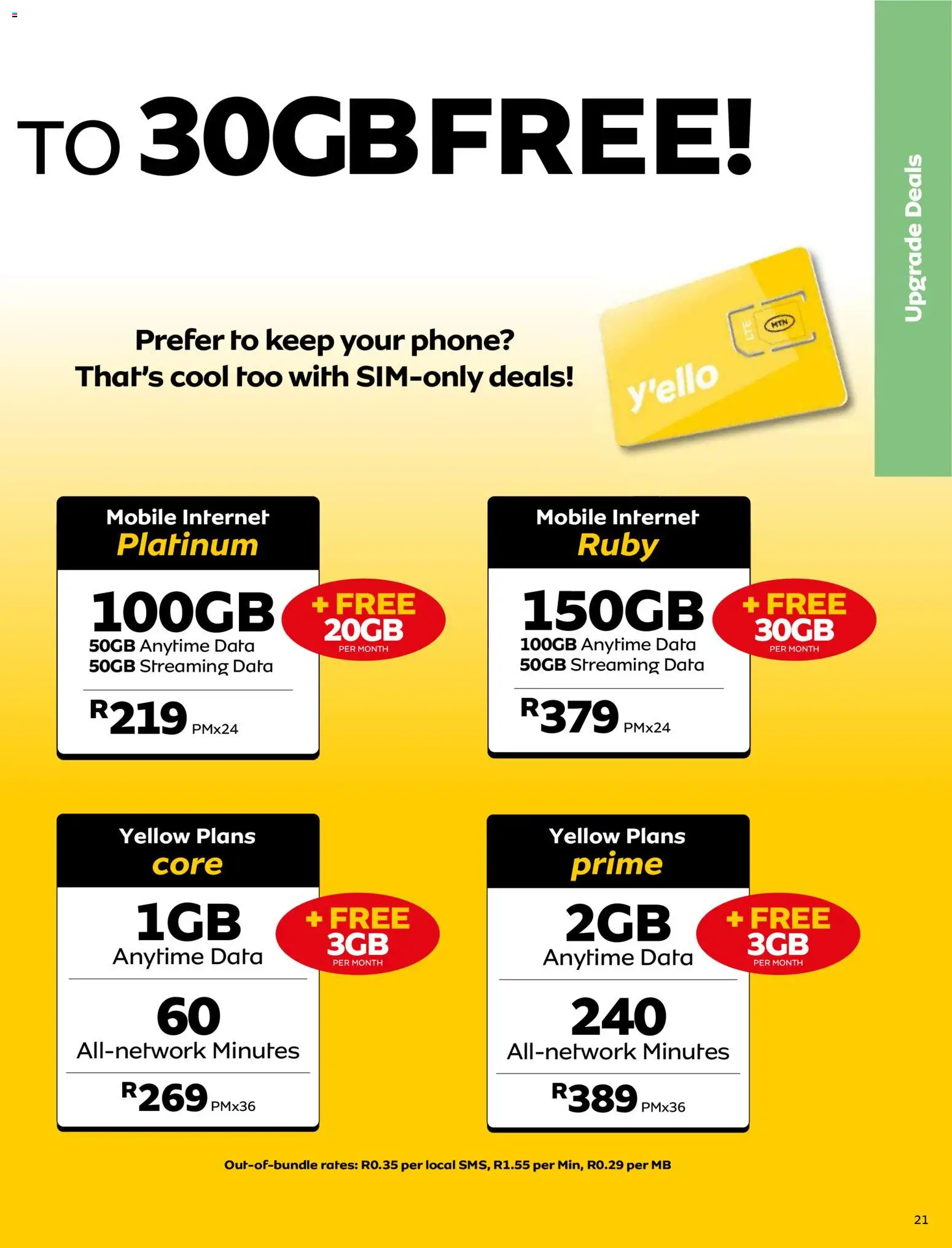 New MTN catalogue – valid from 08.06.2026 | Page: 21 | Products: Data, Phone