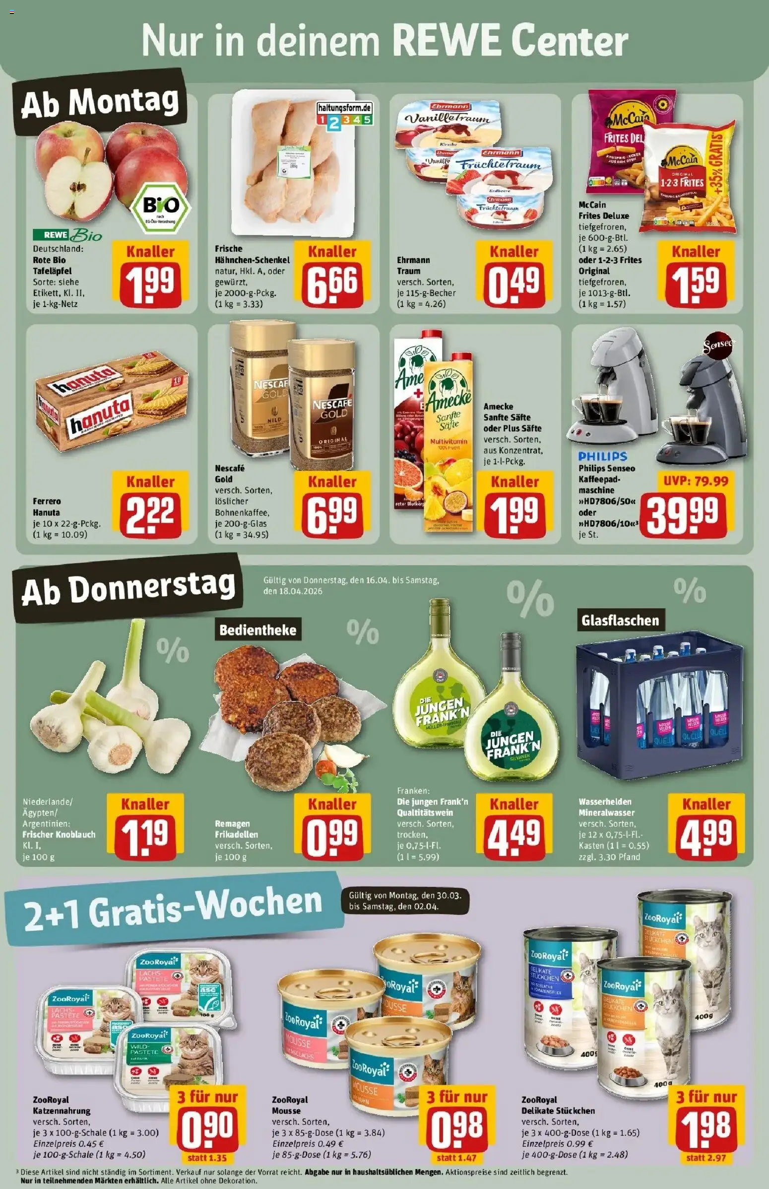 Rewe Prospekt Bielefeld	 – gültig ab 12.04.2026 | Seite: 3 | Produkte: Ofen, Lachs, Wein, Nescafe gold