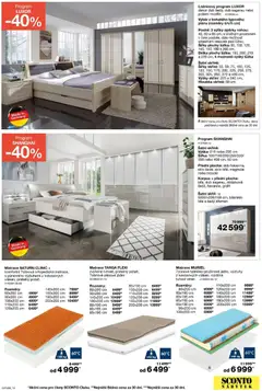 Náhled letáku Sconto nábytek leták od 23.09.2026 | Strana: 13 | Produkty: Postel, Matrace, Zrcadlo, Šatní skříně