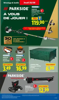 LIDL - Prévisualisation de LIVARNO HOME Housse pour mobilier de jardin, Env. 210 x 160 x 80 cm L'unité. valide à partir de 20/08/2026 | Page: 35
