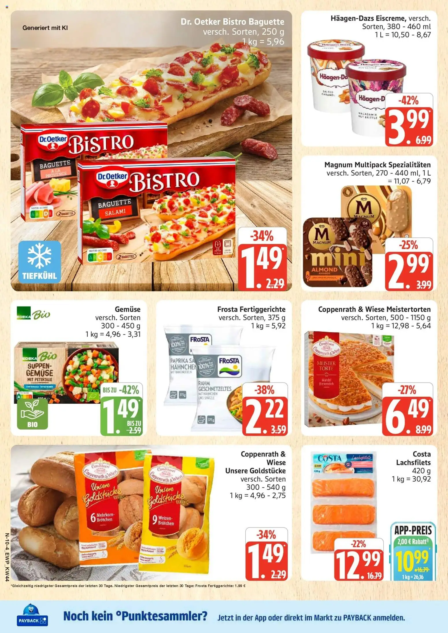 Edeka Prospekt Rostock (ab 26.10.2026) » Angebote Online | Seite: 10 | Produkte: Baguette, Paprika, Fertiggerichte, Petersilie