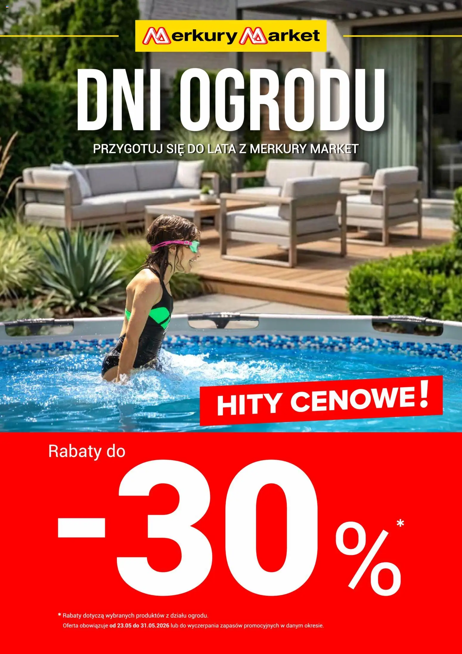 Merkury Market gazetka - Przygotuj się do lata od 23.05.2026 | Strona: 1
