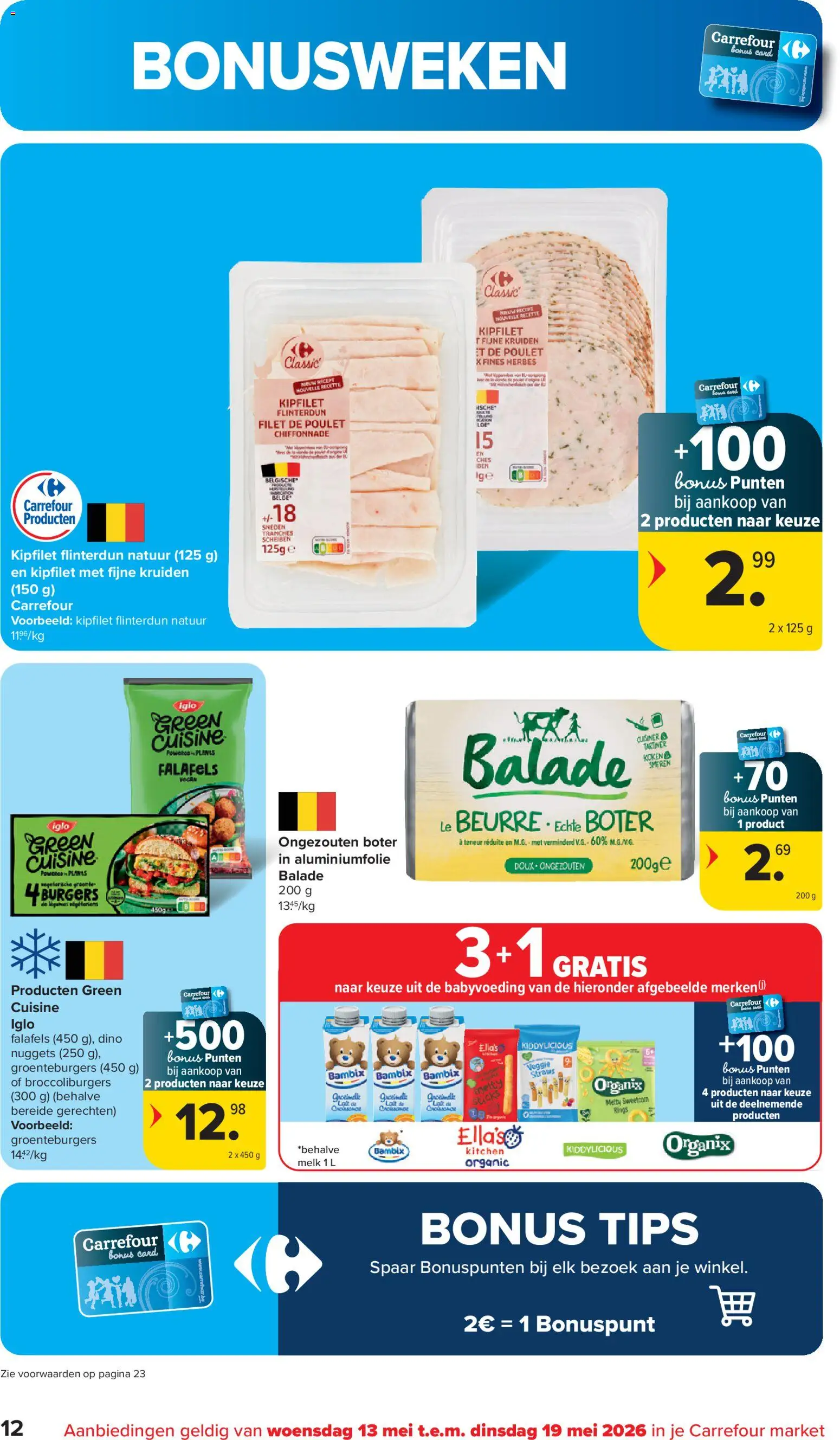 {H1} | Pagina: 12 | Producten: Fehérje, Melk, Boter
