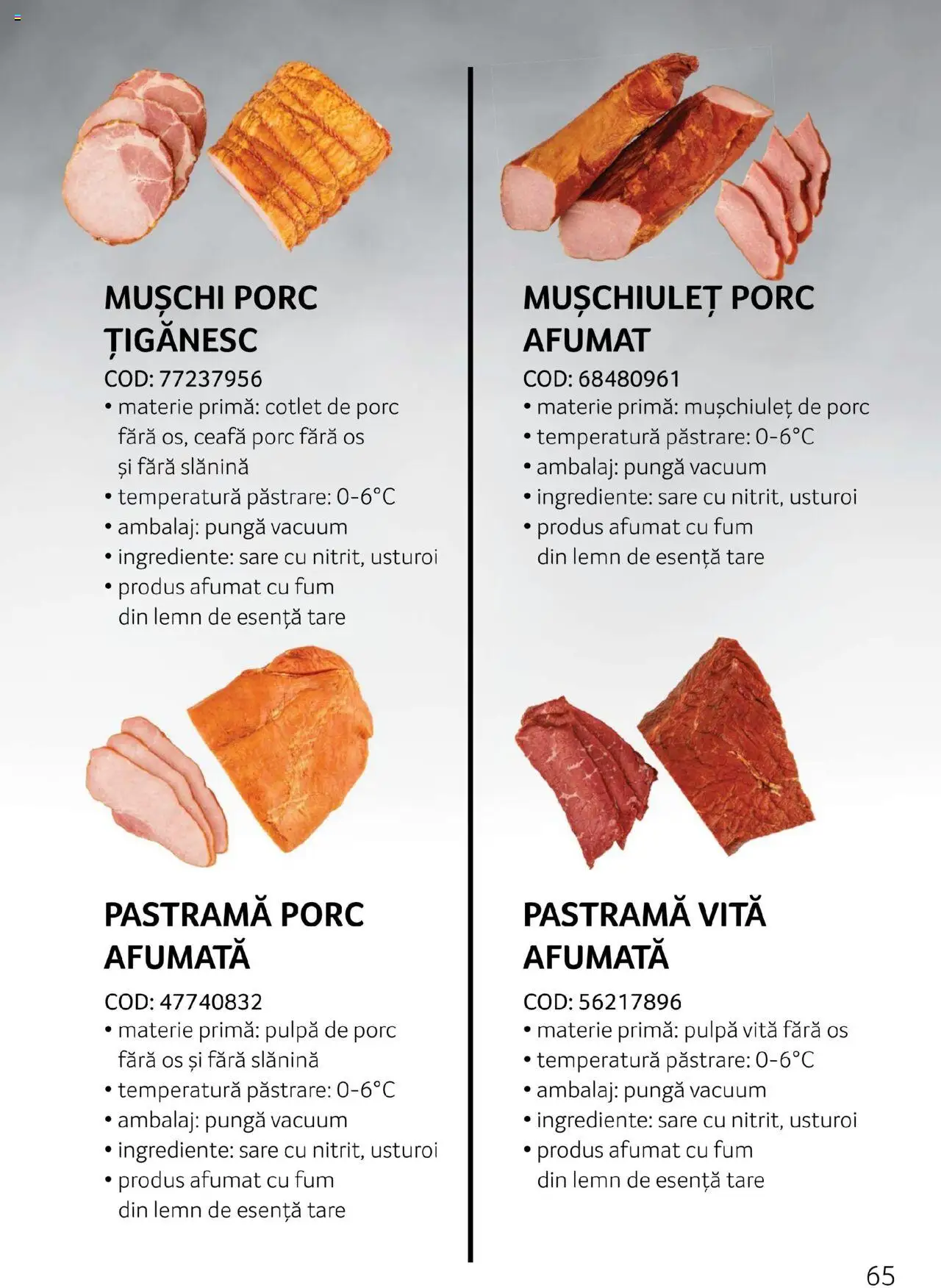 Noul catalog Selgros – valabil de la 27.04.2023 | Pagină: 65 | Produse: Pungă, Șuncă, Carne De Porc, Piper