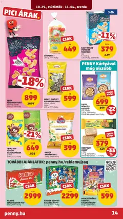 KINDER ADVENTI KALENDÁRIUM*, KINDER ADVENTI KALENDÁRIUM* 113 g - amely érvényes a következő dátumtól: 2026.10.29. | Oldal: 18
