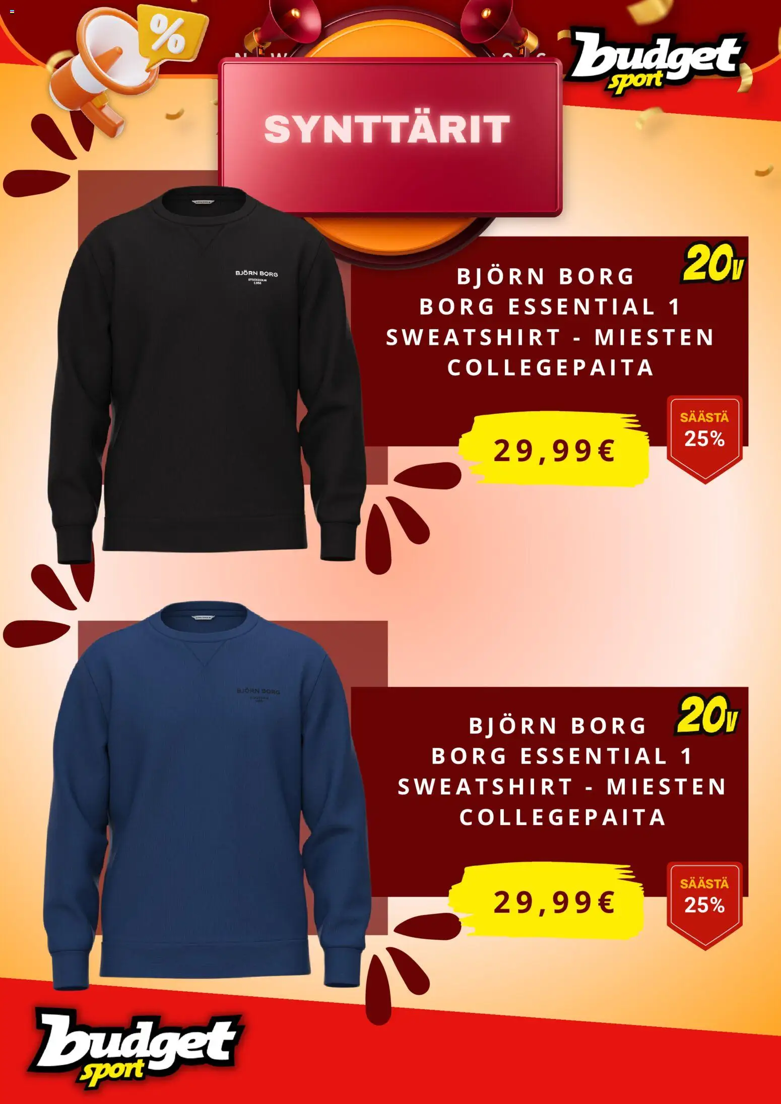 Budget Sport tarjoukset – voimassa 06/10/2026 alkaen | Sivu: 3