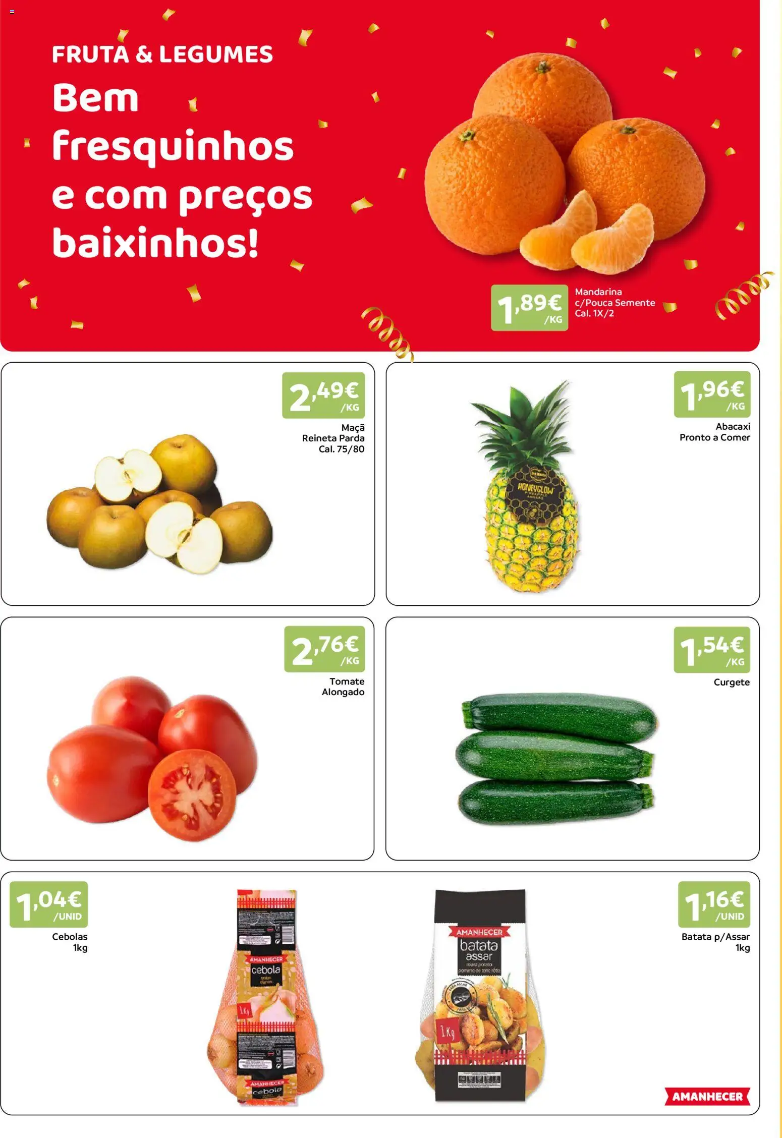 Amanhecer folheto Madeira │ válido de 08/10/2026 | Página: 2 | Produtos: Curgete, Legumes, Cebola, Tomate