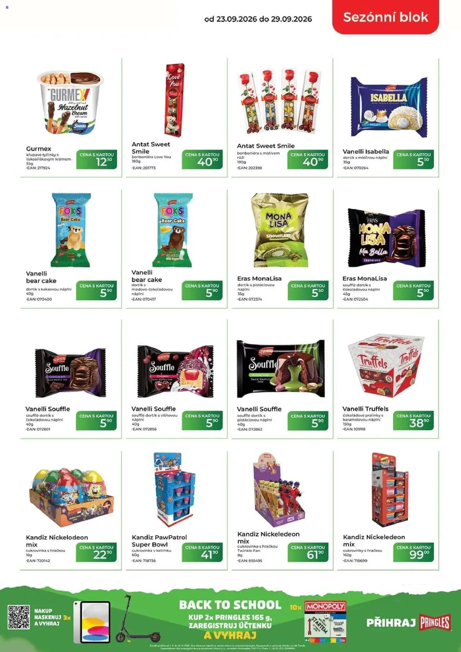Tamda Foods leták od 23.09.2026 | Strana: 5 | Produkty: Bonboniéra, Pringles, Blok, Cukrovinky