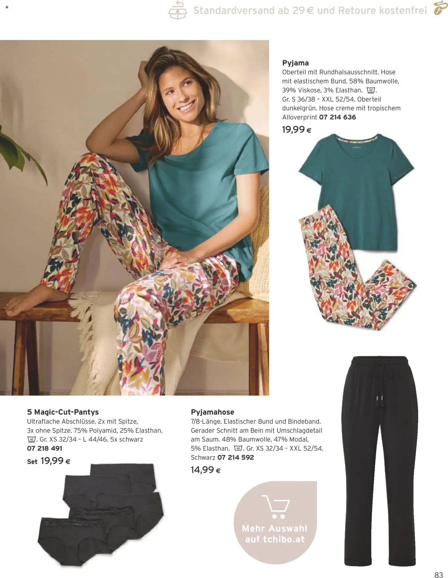 Tchibo Eduscho - Katalog Juli 2026 gültig ab 01.07.2026 | Seite: 83 | Produkte: Hose, Pyjama, Creme