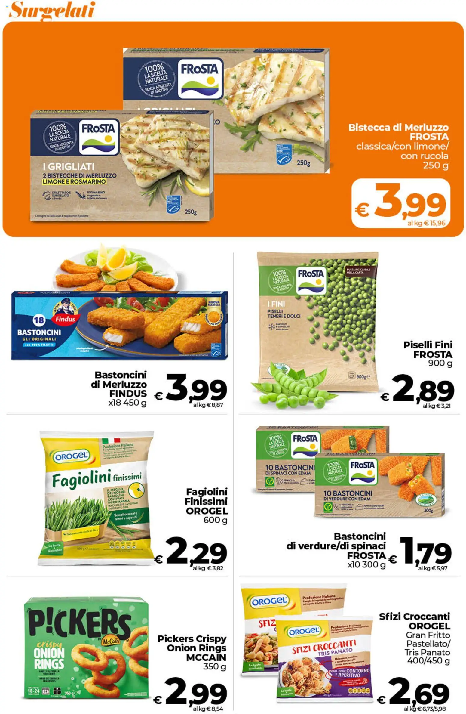 Volantino Ipercoop del 11/08/2026 | Pagina: 34 | Prodotti: Rosmarino, Merluzzo, Spinaci, Aperitivo