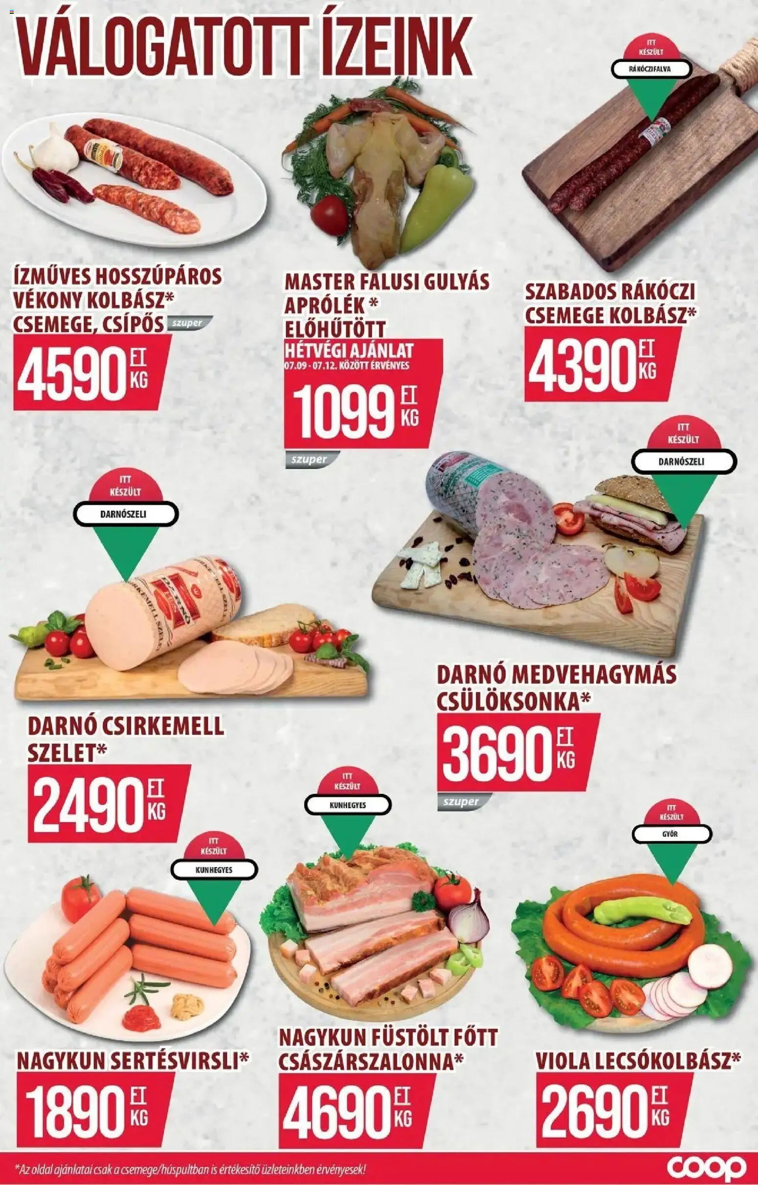 COOP Szolnok akciós ujság - amely érvényes a következő dátumtól: 2026.07.09. | Oldal: 11 | Termékek: Csirkemell