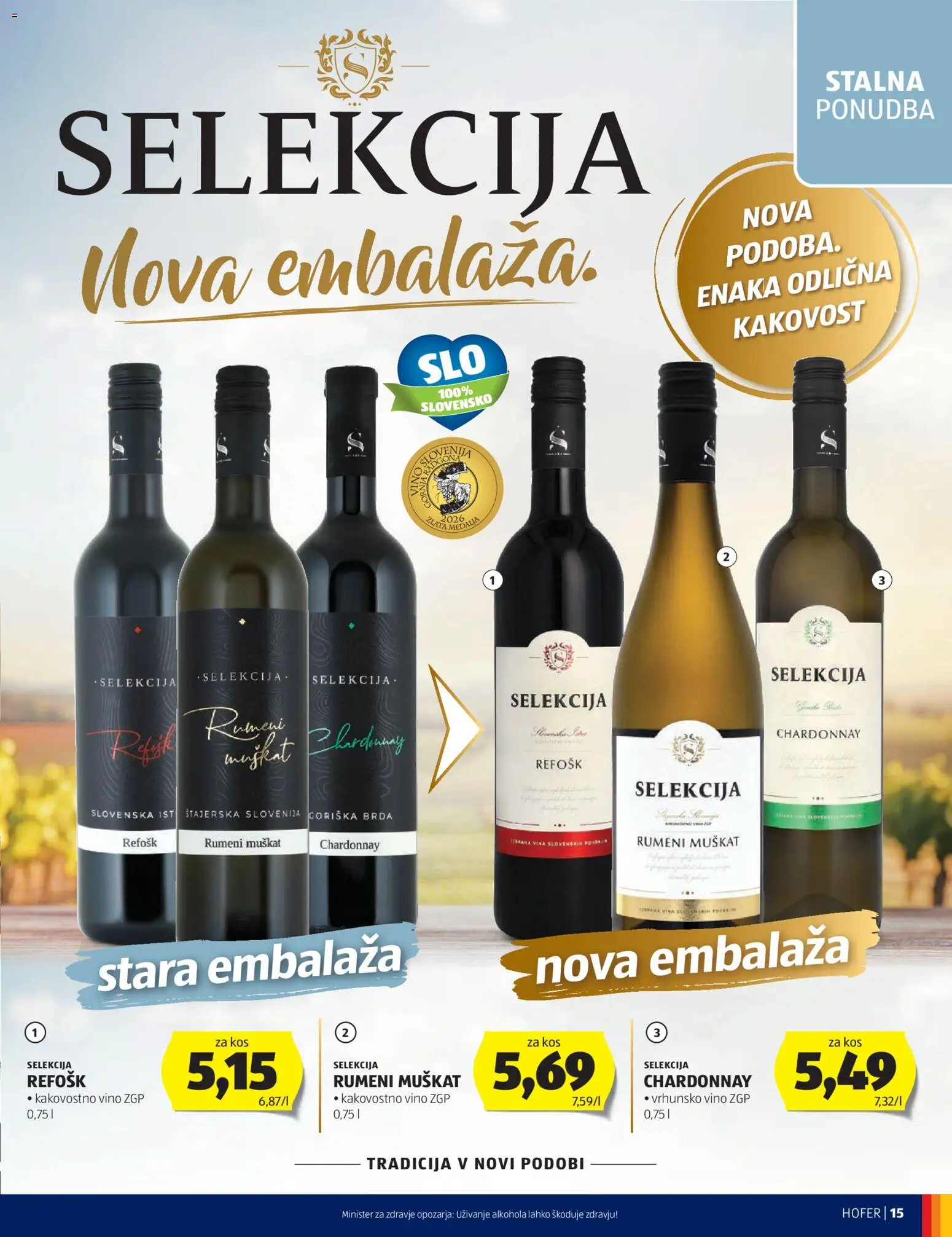 Novi Hofer katalog ponudbe – veljaven od 28.10.2026 | Stran: 15