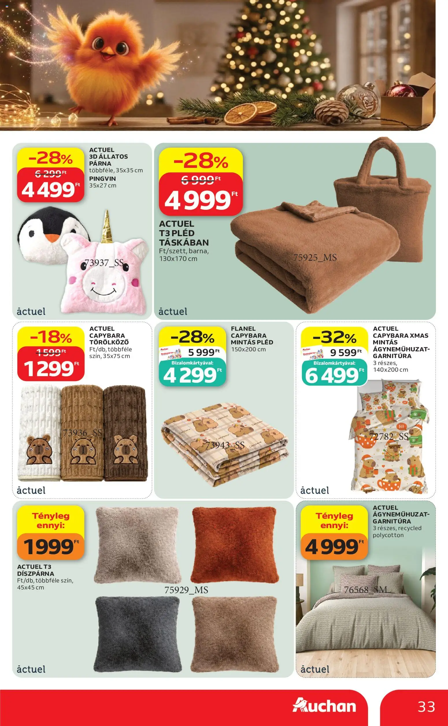 Auchan akciós ujság - amely érvényes a következő dátumtól: 2026.10.29. | Oldal: 33