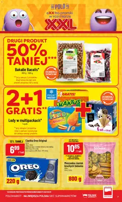 Pogląd oferty "POLOmarket gazetka" - ważna od 05.08.2026 | Strona: 7 | Produkty: Mango, Ciastka Oreo, Ciastka, Lody
