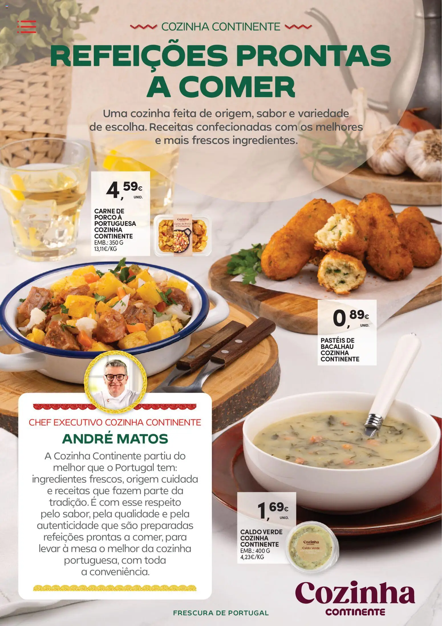 Continente - Frescura de Portugal Direto da origem │ válido de 05.05.2026 | Página: 36 | Produtos: Bacalhau, Mesa, Carne de porco, Carne