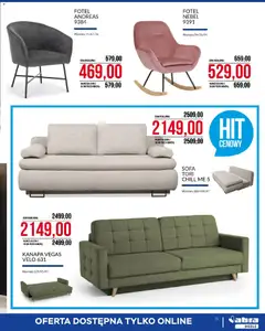 Pogląd oferty "Abra meble gazetka" - ważna od 03.07.2026 | Strona: 15 | Produkty: Sofa, Fotel, Kanapa