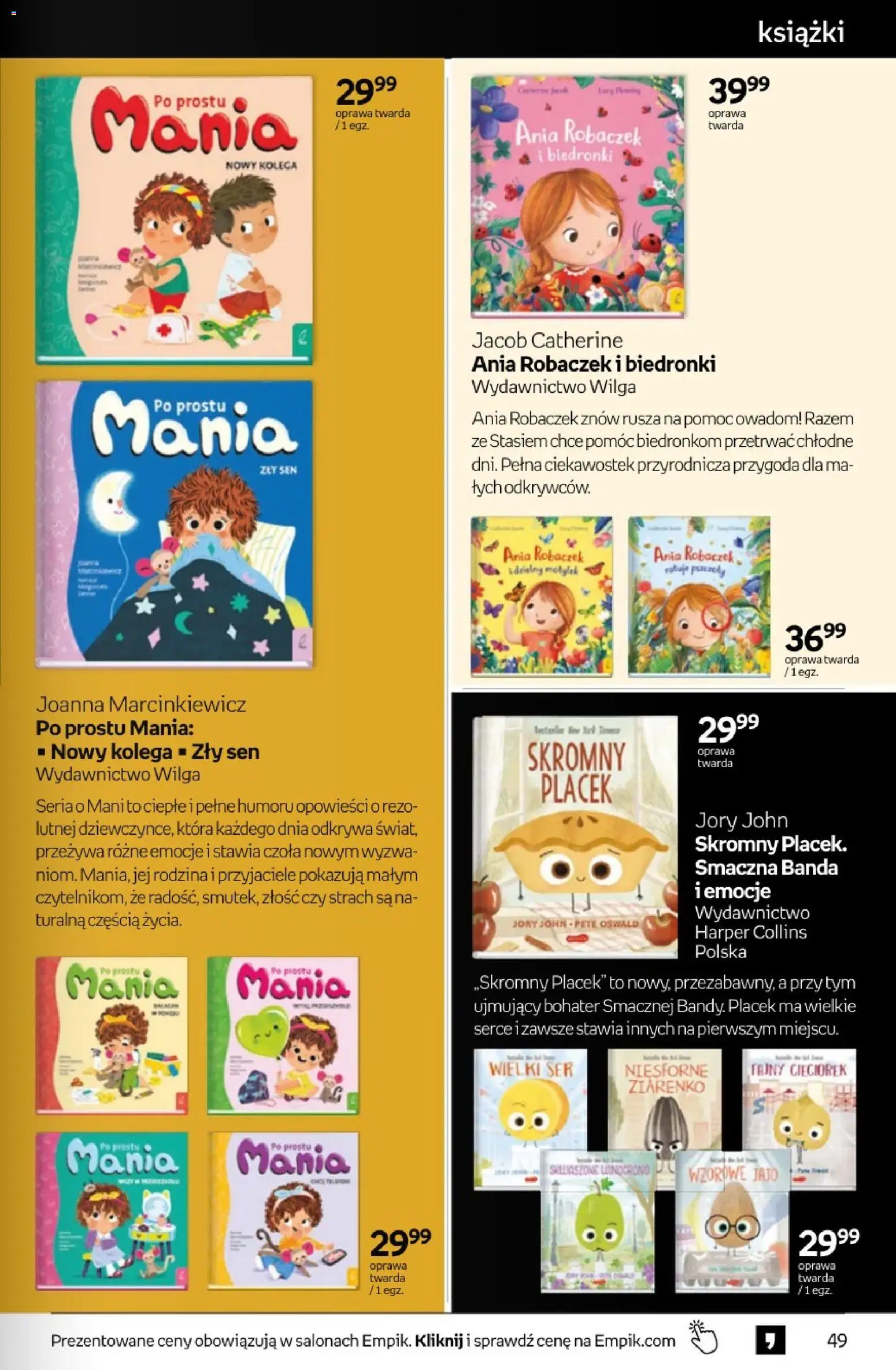 Empik promocje - Tom kultury Książki od 09.09.2026 | Strona: 49 | Produkty: Książki, Ser